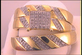 1/3CT-DIA TRIO SET